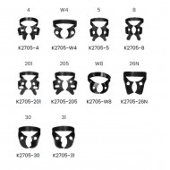 Clema diga neagra, Black coated, Molar superior